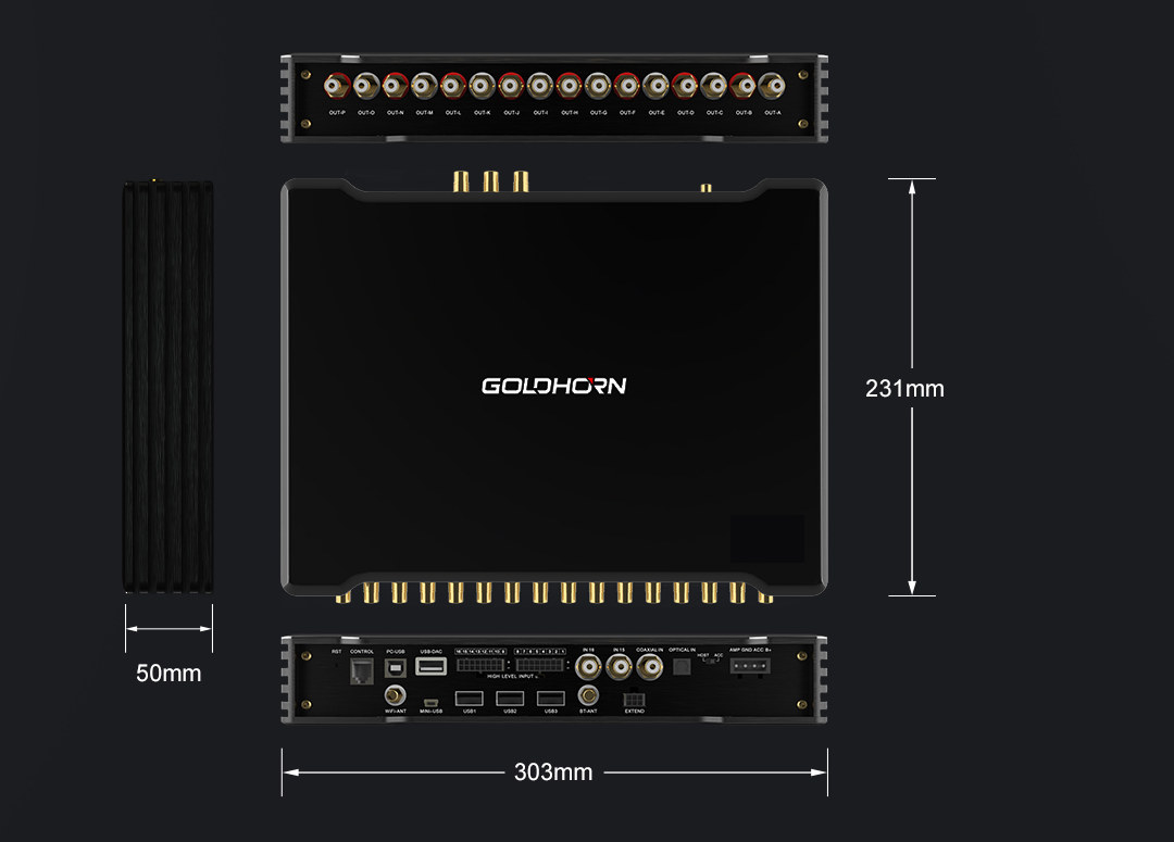 Goldhorn P5 DSP Ultra 旗艦播放器 DSP｜輕鬆安裝